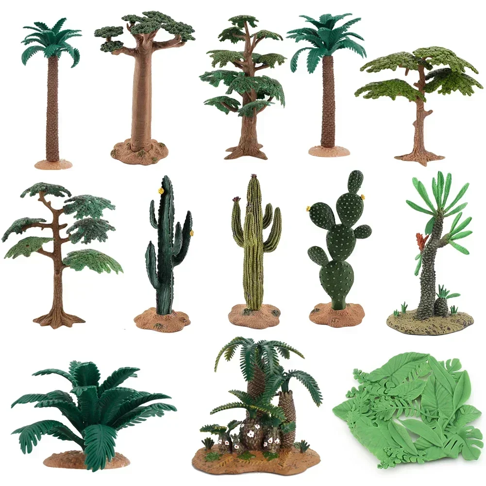 1pc Simulation Farm Decoration Accessory Model Tree Garden Landscape Scenery Miniature Figures Toys For Children