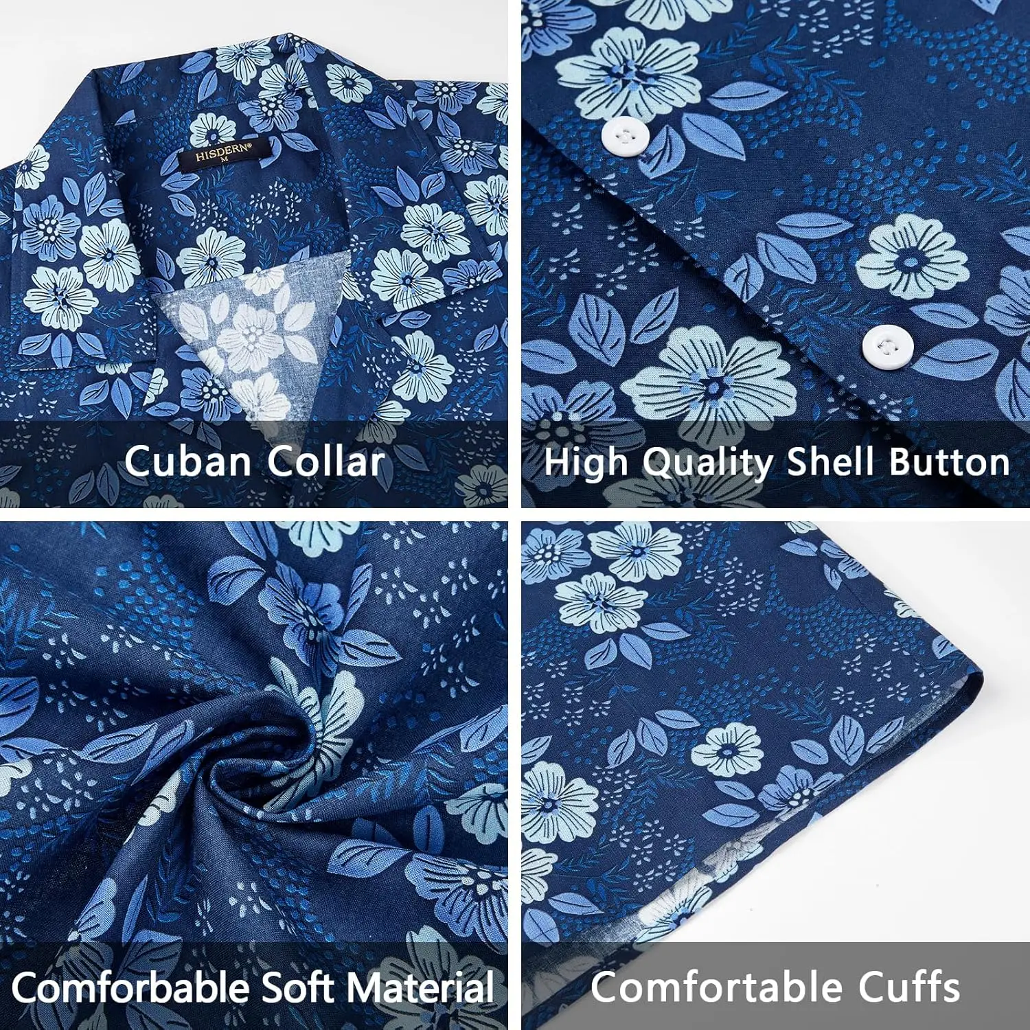 2026 Men's Summer Micro Stretch Cool Shirt Short Sleeve Button Lapel Pocket Shirt Flamingo Nature Print Shirt Fast Shipping