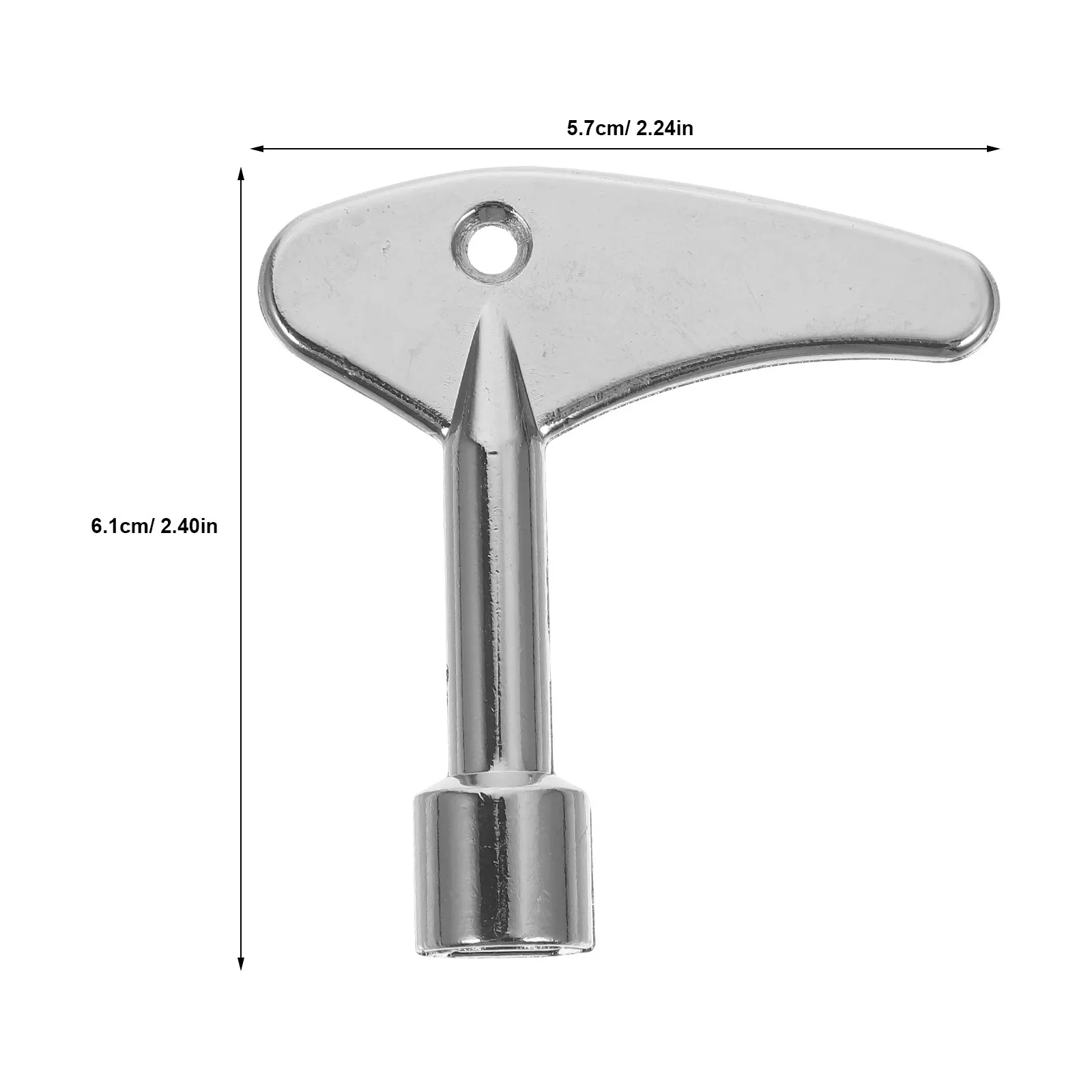 2Pcs Elevator Key Universal Utility Radiator Valve Wrench Durable Easy Use Professional Practical Elevator Key