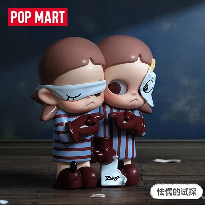 POPMART Zsiga Twins Serie Blind Willekeurige Doos Blind Box Speelgoed Kawaii Anime Action Figure Caixa Caja Verrassing Mystery Bag Speelgoed