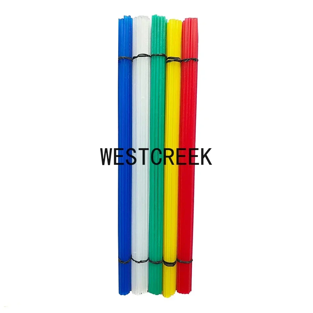 

120pcs/set Plastic Welding Rods ABS PP PU PE PA PC TPO Plastic Welder Rods 12-color Plastic Welding Rods Stainless Steel Mesh