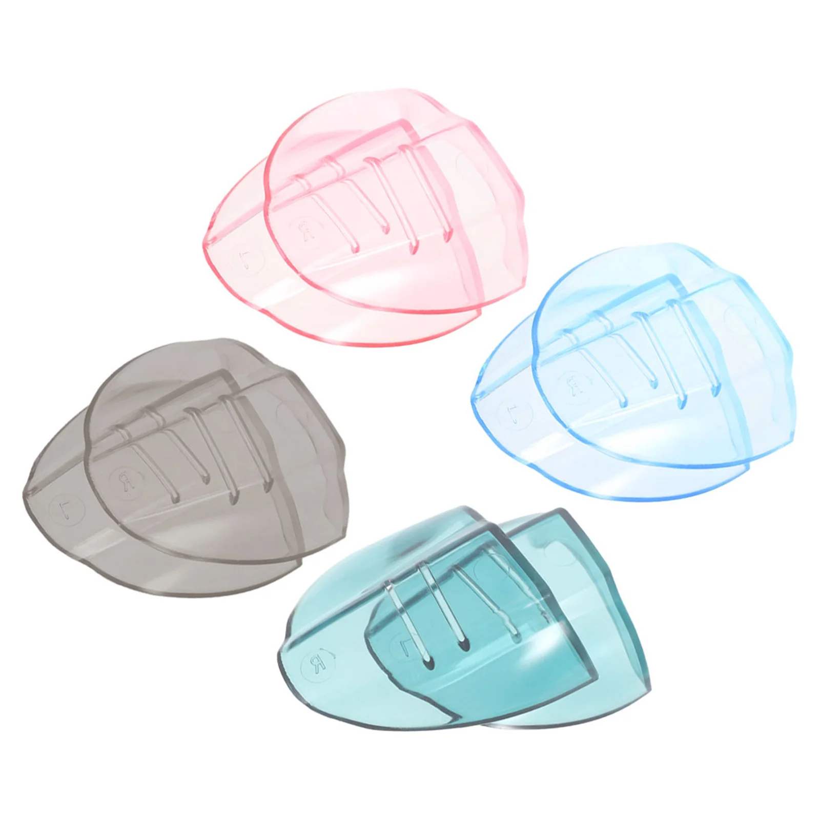 دروع جانبية من مادة TPU شديدة التحمل للنظارات، واقيات أمان مرنة شفافة قابلة لإعادة الاستخدام للوصفات الطبية والنظارات الشمسية #2