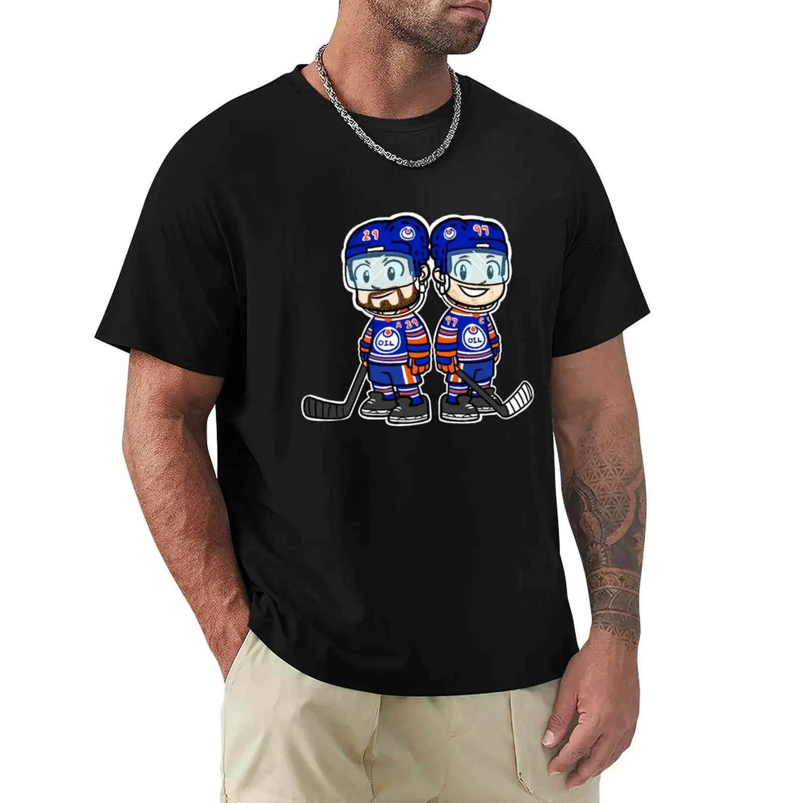 

McDrai Royal Blue T-Shirt plain Blouse oversized t shirt men