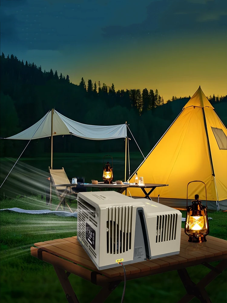 

Car Air Conditioner, Outdoor Tent, Camping, Portable Air Compressor, Refrigeration, RV, Compact Air Conditioner, No Outdoor Unit
