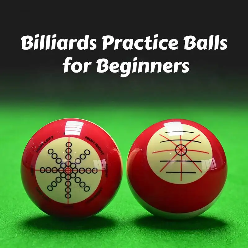 Billiards Cue Ball Practice Training Accessories Standard Billiard Cue Ball 52mm/2 inch for Billiards exercises for beginners