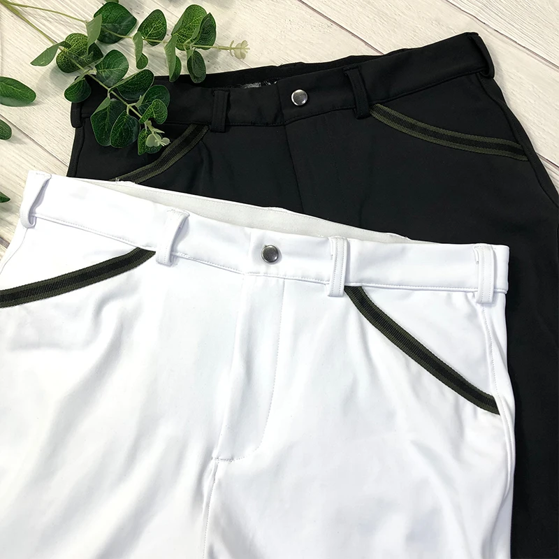 LLLION New Arrival Noble White Men Horse Riding Legging Equitacion Breeches Breathable Mens Equestrian Clothing