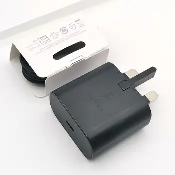 Samsung 25W UK zástrčka Super rychlá nabíječka typu C pro Galaxy S20 S21 S22 S23 S24 Note20 Ultra 10 Plus FE Z Flip Fold 6 5 4 3 2 10 nejlepší prodej originální nabíječka samsung - №6