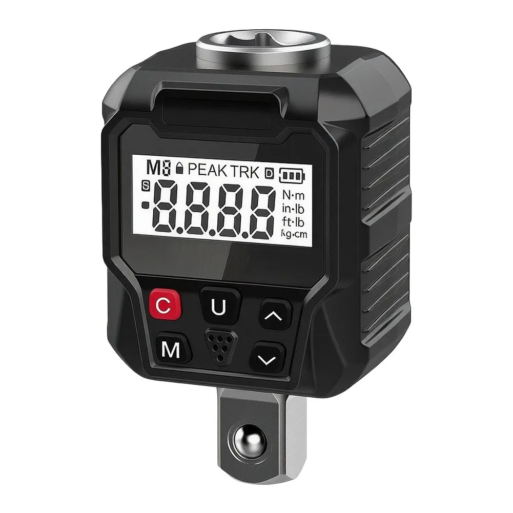 Digital Torque Meter 17-340NM Drive Adapter High Gauge For Vehicle Motorcycle Repair Maintenance Tool ﻿
