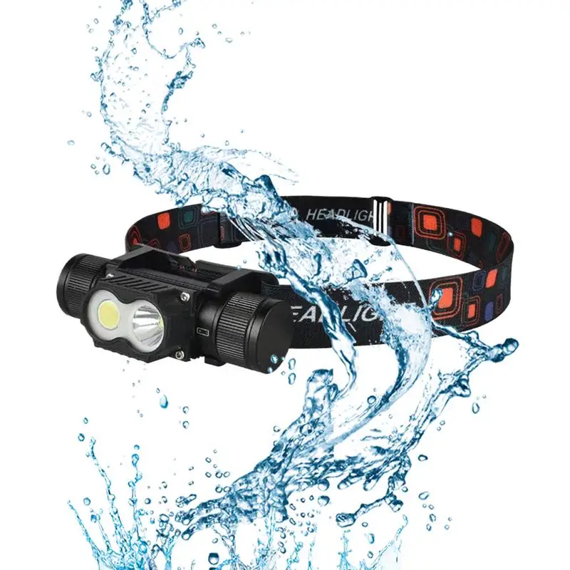 Rechargeable Headlamp Running Headlights For Head Portable Headlight Rechargeable Lightweight Head Torch For Running Camping And