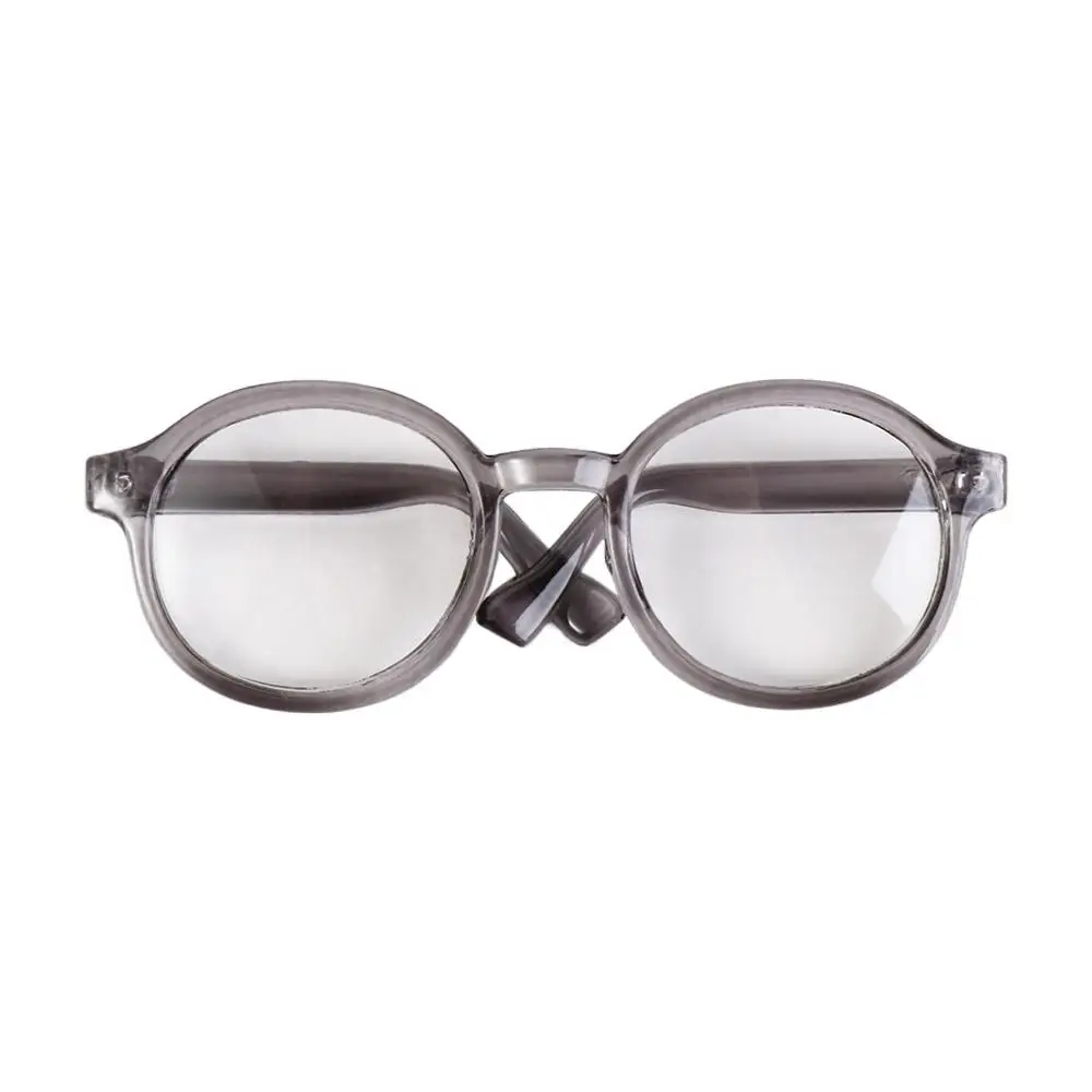 Accessory Transparent Plastic Glasses Transparent Candy Color Round Transparent Glasses Plastic 6.5CM 9CM Mini Glasses