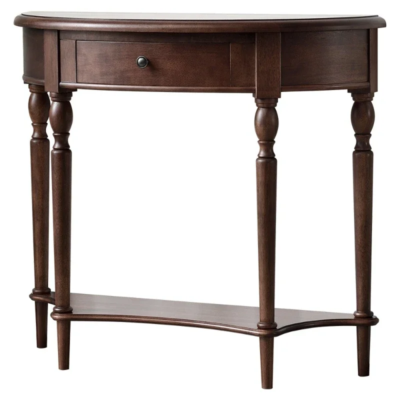 

American solid wood entrance table, entrance entrance table storage locker