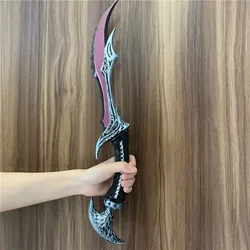 Halloween Cosplay Anti Mage Scythe of Vyse Elf Weapon 1:1 Beast Sickle Movie Game Anime Cos Role Play Gift Safety PU 50cm