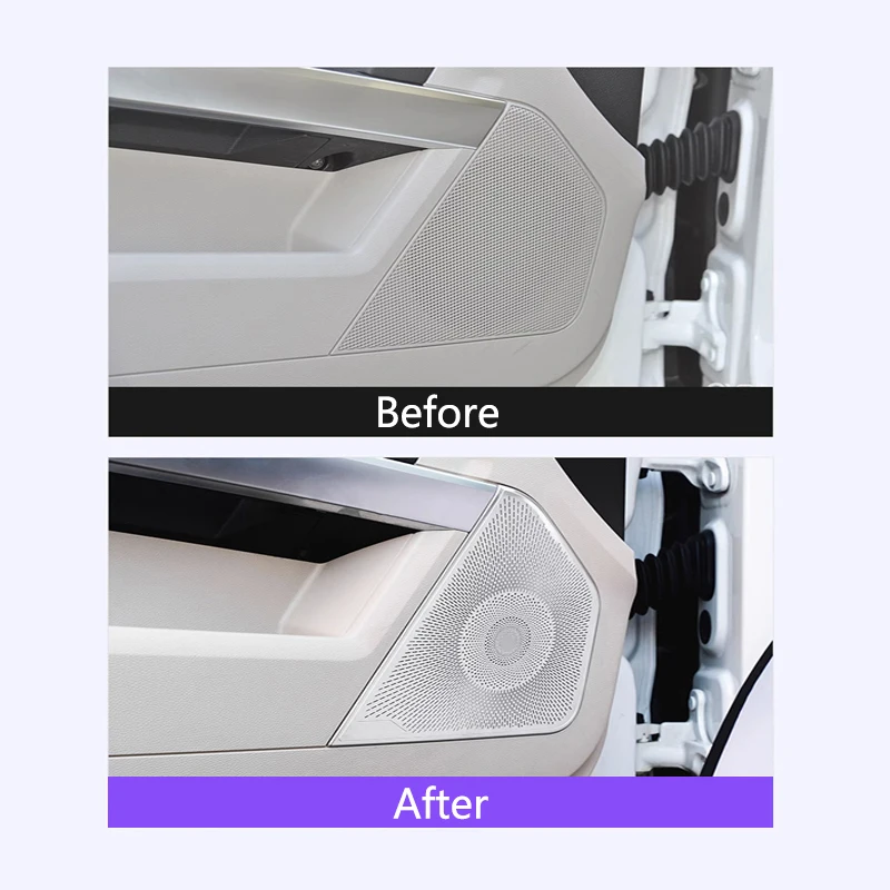 Car Styling Car Audio Speaker Car Door Loudspeaker Trim Cover For Mercedes Benz GLK X204 200 250 260 300 2008-2015 Accessories - Image 2
