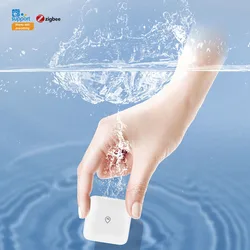 Tuya Mini Wasser Immersion Sensor ZigBee Wasser Leck Sensor Detektor Ebene Überlauf Alarme Smart Home Sicherheit Schutz System