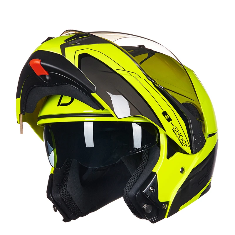 Beon Helmet Manufacture B700 Double Visors Full Face Flip Up Helmets Motorcycle Cross Country Touring Safety  Modular