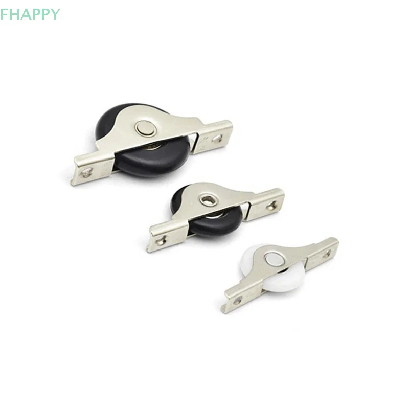 Steel Mute Cabinet Groove Load-bearing Nylon Pulley Wardrobe Sliding Door Wheel Furniture Hardware Accessories