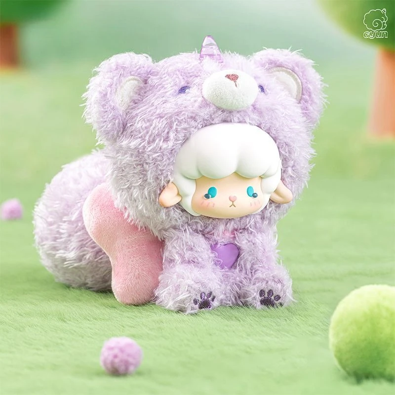 

MINISO New Authentic Rolling Sheep Animal Union Cute Series Plush Hanging Decoration Trendy Play Blind Box Doll Toy BirthdayGift