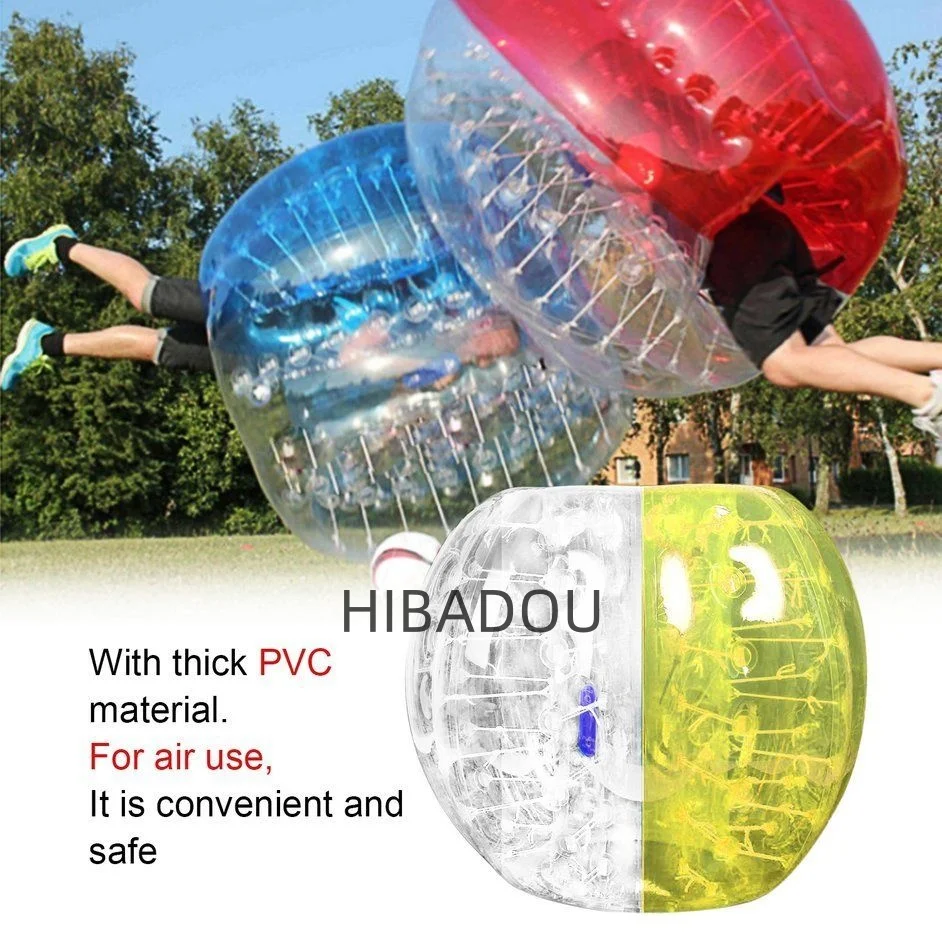 HIBADOU กันชนลูกฟุตบอลชุด,4ft,1.2 M ลูกกันชนพอง, มนุษย์ยักษ์หนูแฮมสเตอร์ Body Zorb Ball