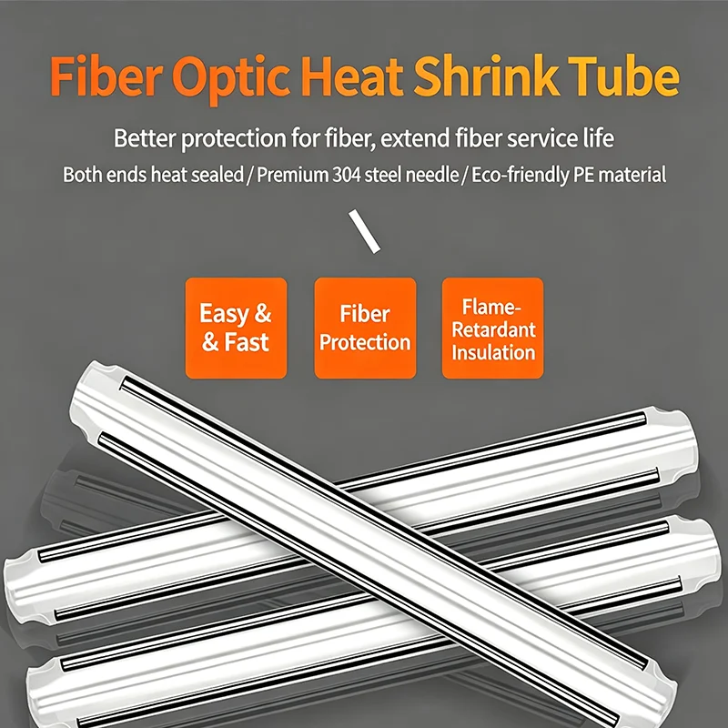 Heat Shrink Tubing - 50개/봉지 60mm 단일 스틸 니들 섬유