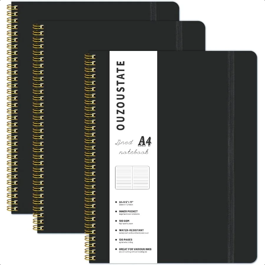 Lined Spiral Notebo…