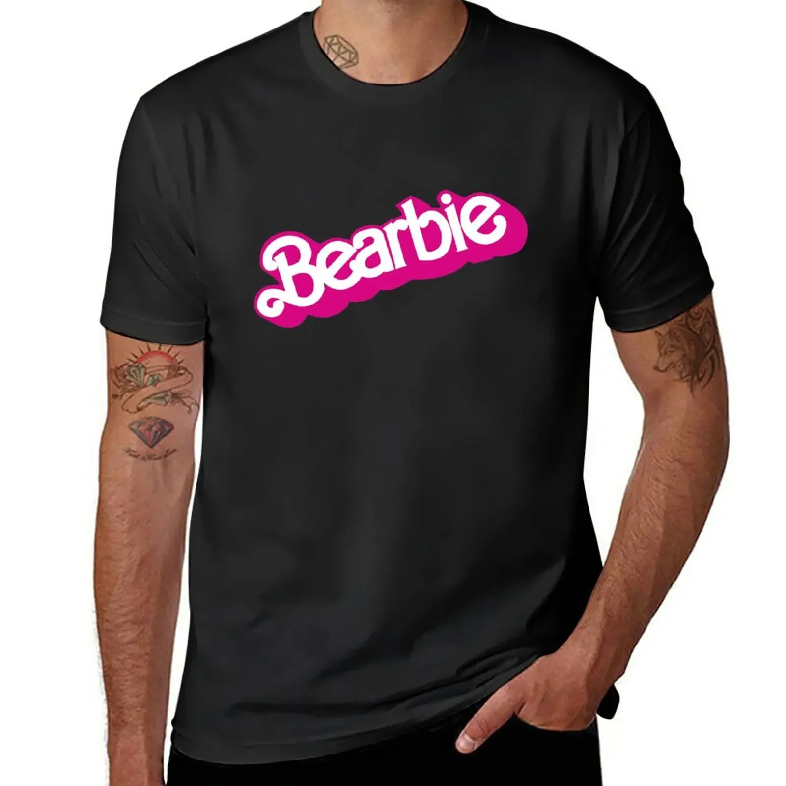 Bearbie Gay Bear Fun Logo T-Shirt graphic t shirts funny t shirts men t shirts