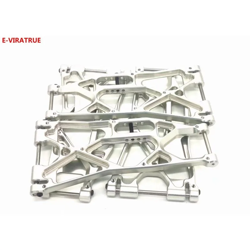 E-VIRATRUE 7075Aluminum Lower Suspension Arms For TRAXXAS XMAXX 8S 1/5 4pcs