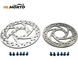 1pcs 120mm 140mm Brake Disc Rotor With Screws For Electric Scooter 6 Hole 37mm Inner Diameter E-scooter Mini Dirt Bike ATV