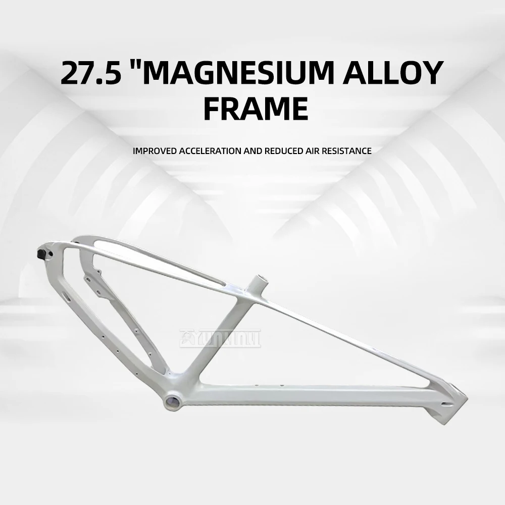 Mountain Bike Magnesium Alloy Frame MTB Bicycle Frames Primer Bicycle Accessories color Random