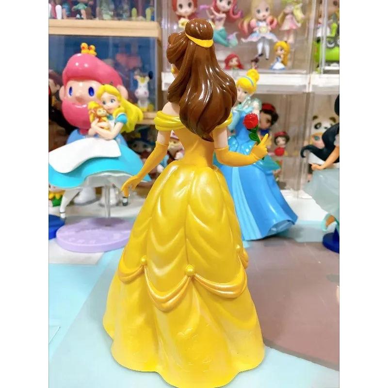 18 سنتيمتر أنيمي الشكل الجمال والوحش الأميرة حسناء سندريلا عمل الشكل الفيلم الأجهزة الطرفية سطح المكتب زخرفة هدية عيد ميلاد