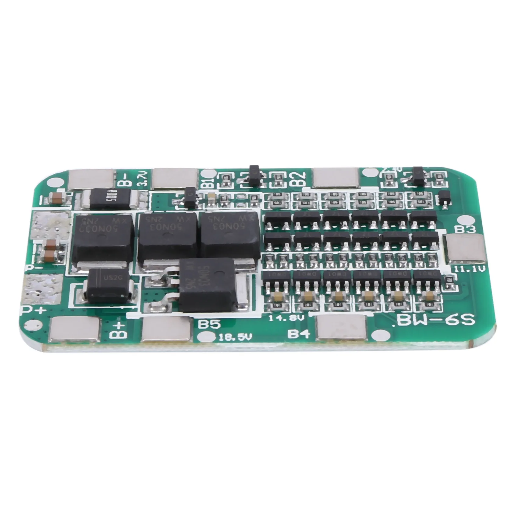 PCB BMS Carregador Protection Board, Li-Ion Lithium Battery Cell Module, Kit DIY, 6S, 15A, 24V, 6S