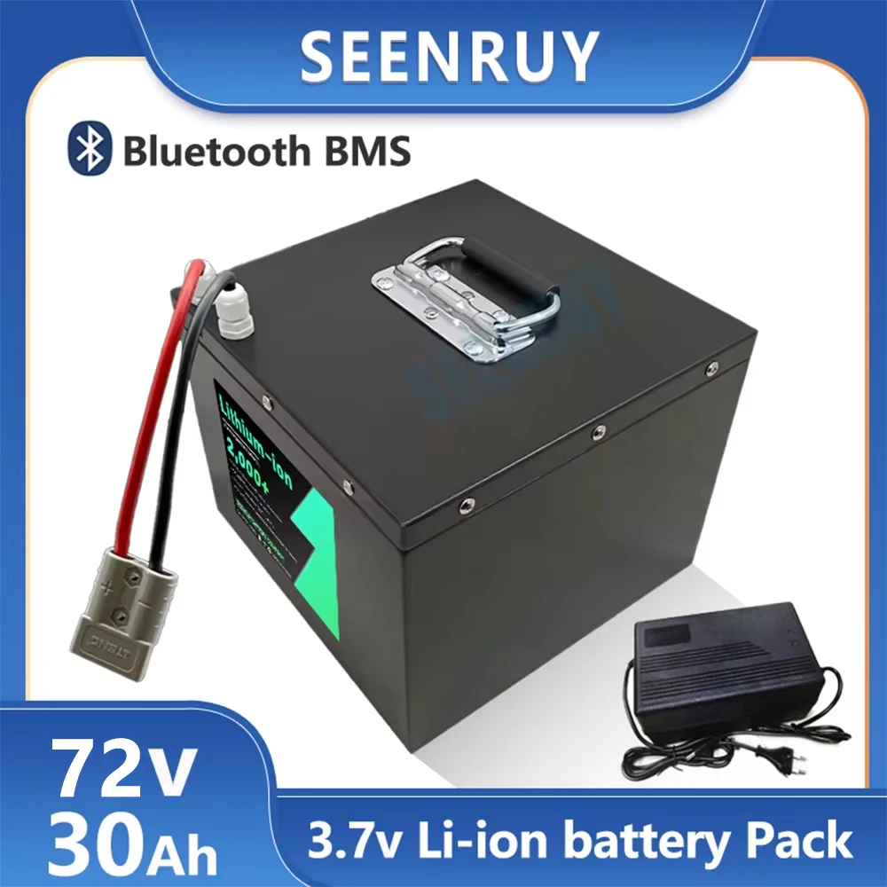 

Литий-ионный аккумулятор 72В 30Ач (LiFePO4) со встроенной BMS для электромотоциклов AGV 1кВт, 1.5кВт, 2кВт + Зарядное устройство
