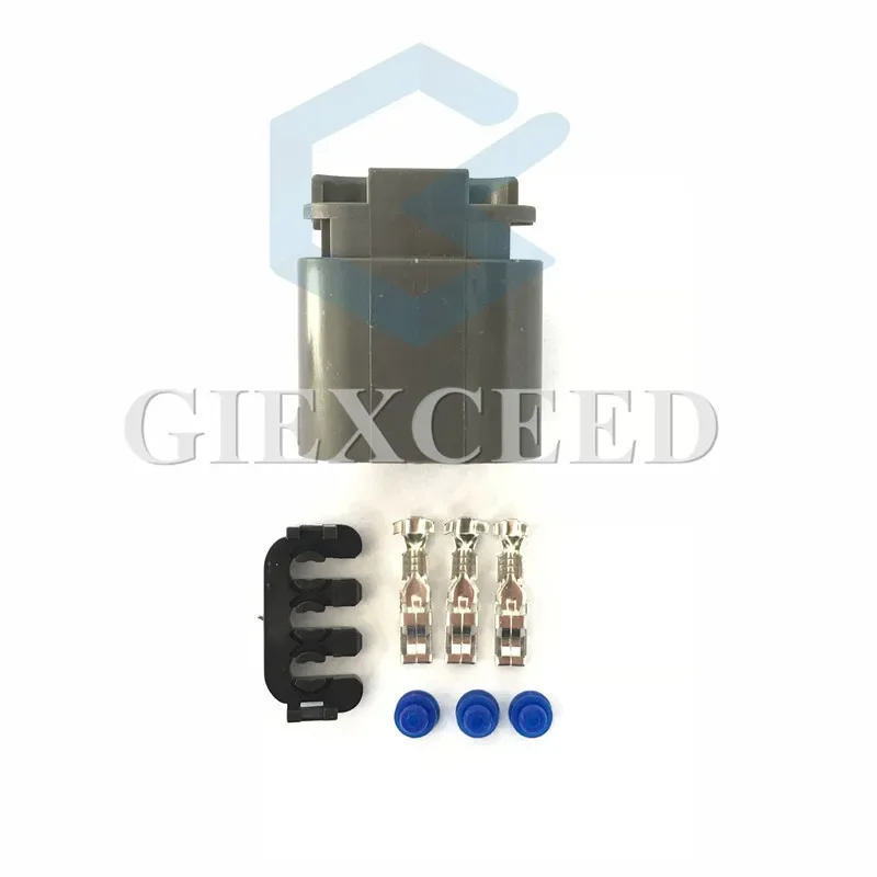 2 Sets 3 Pin AC Assembly 7223-1834-40 Automotive Ignition Coil Female Plug O2 Oxygen Sensor Connector Socket For Nissan