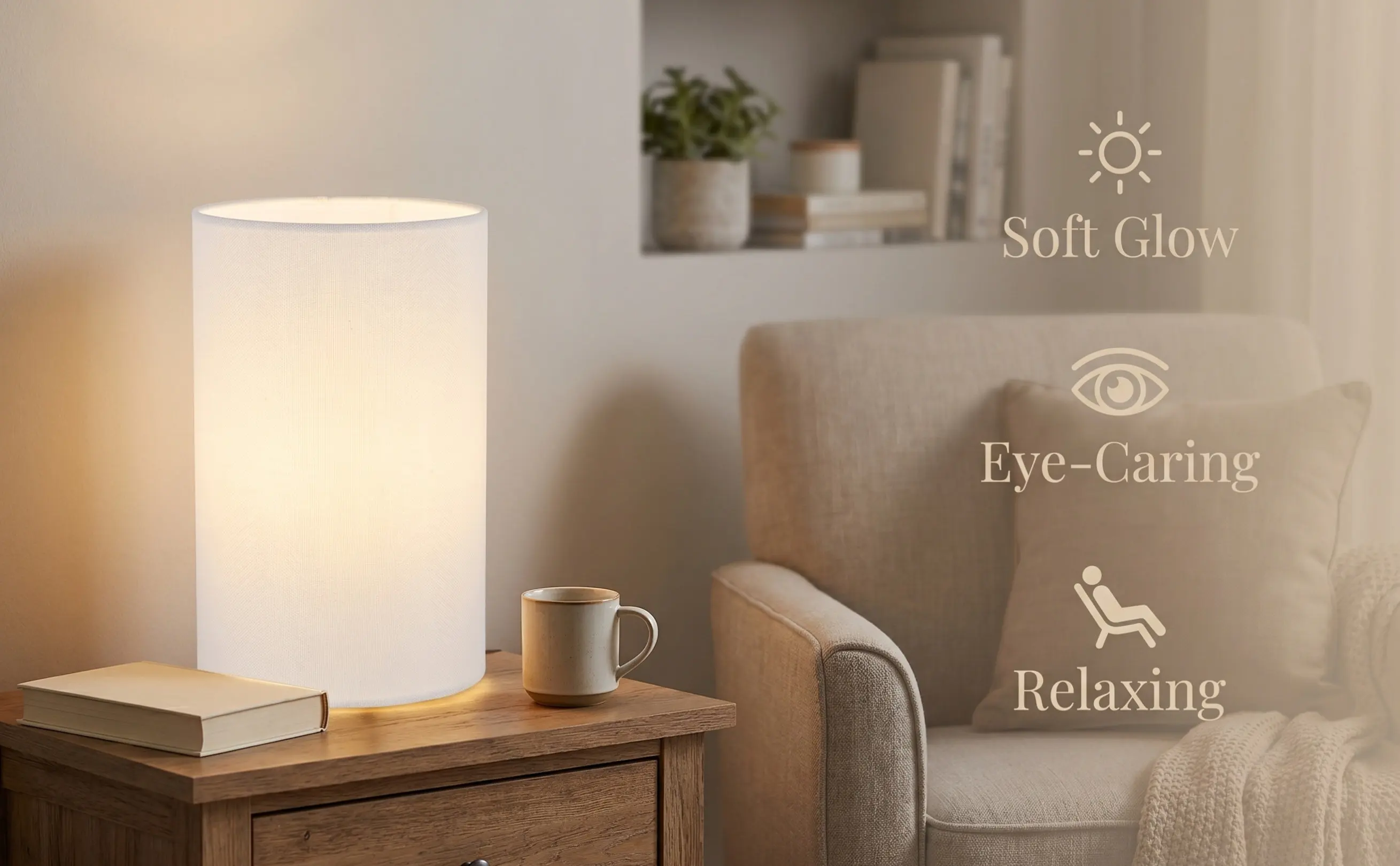 Drum Lampshade Cylindrical Fabric Shade Modern Table Lamp Floor Lamp Pendant Light Shade Replacement Thin Lampshades