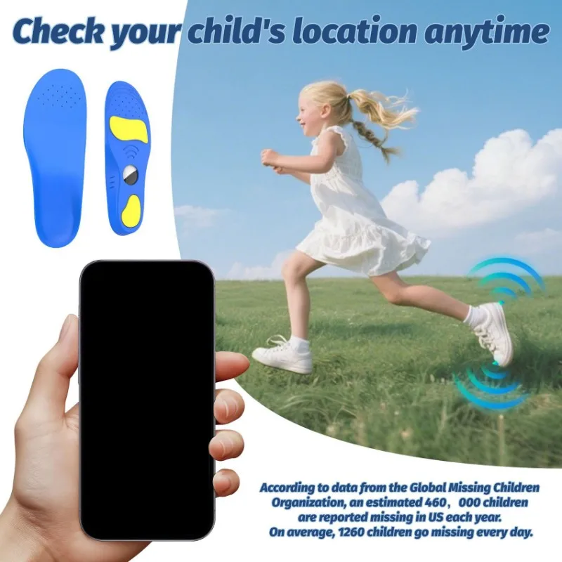 

【RECOMENDAR】Airtag Compatible Shock Absorbing Breathable Insole Case 135-150MM