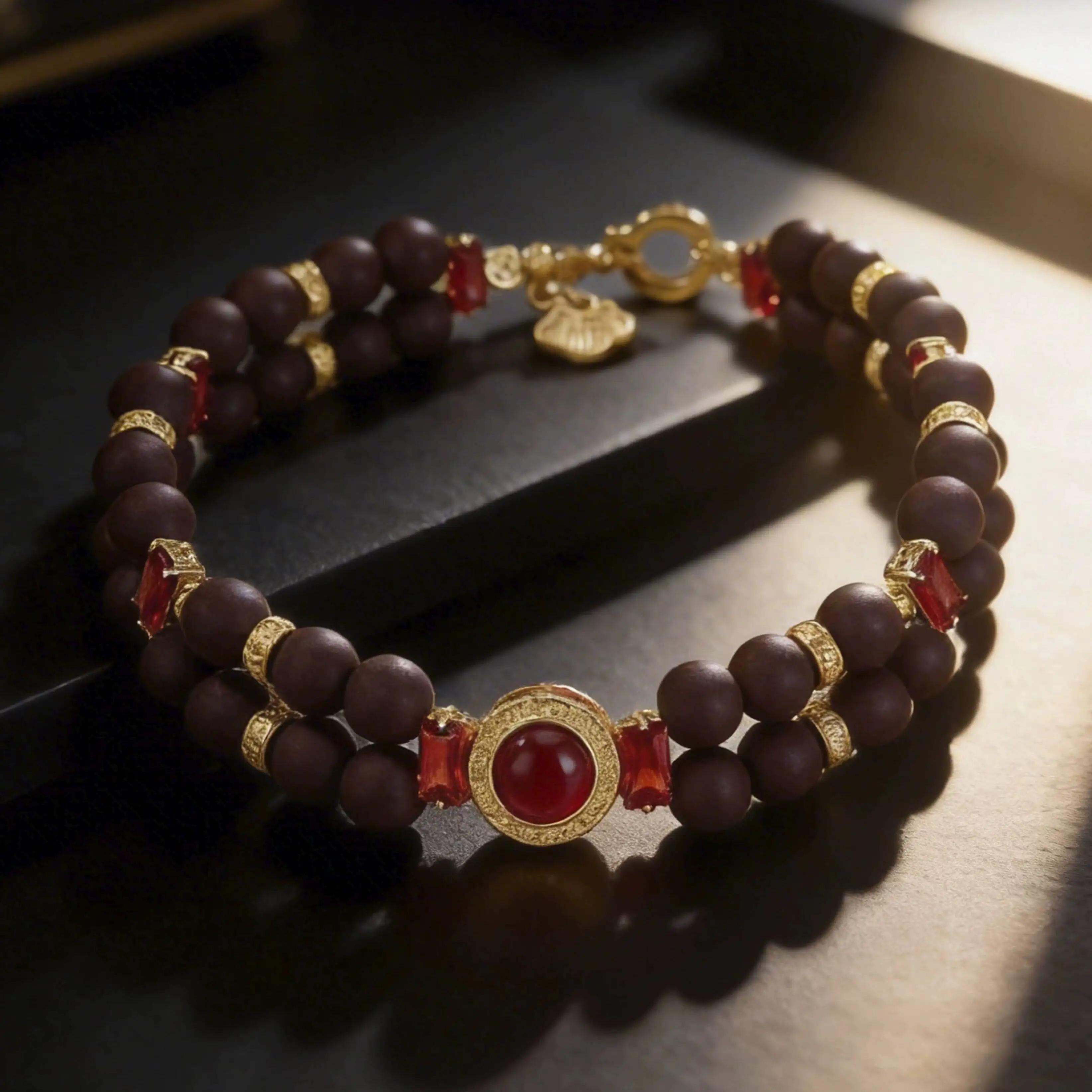 One Piece| Tongxin Tea Ceremony Purple Clay Lotus Couple's Lucky Bead Bracelet For Men And Women / Good Luck Jewelry