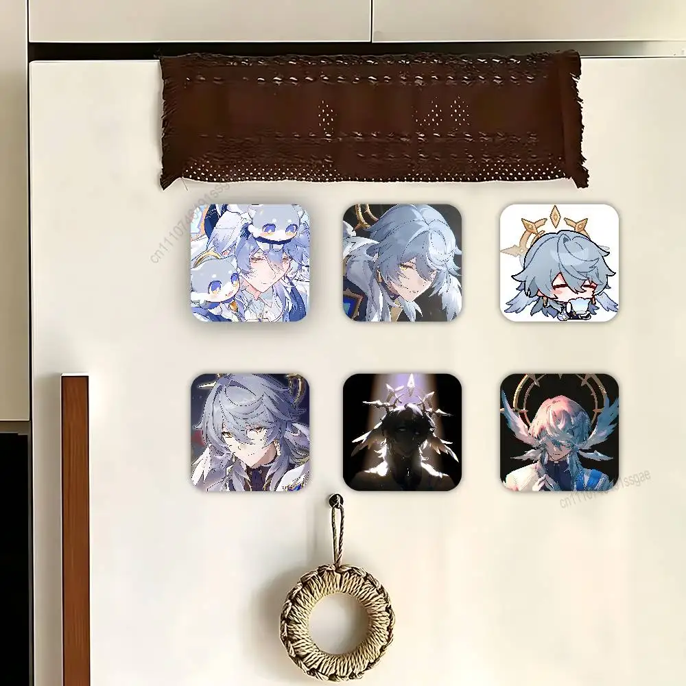 

Sunday H-Honkai S-Star Rail Decorative Refrigerator Magnets,Funny Fridge Magnets for Kitchen Home Office Whiteboard Locker Decor