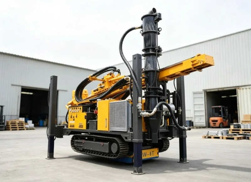 Reverse Circulation Crawler Drilling Rig Compact Overall Design For Narrow Construction Site Geological Investigation