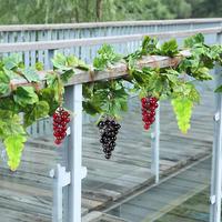 Artificial Fruit Grape Simulated Grape Bunches Lifelike Fake Fruits Plastic Fake Fruit Decorations For Wedding Party Supplies