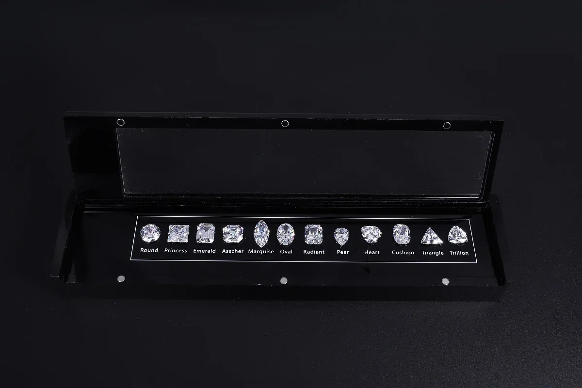 Pirmiana12pcs Different Shapes Diamond Master Set Tools Loose Stones Cubic Zirconia Gemstones