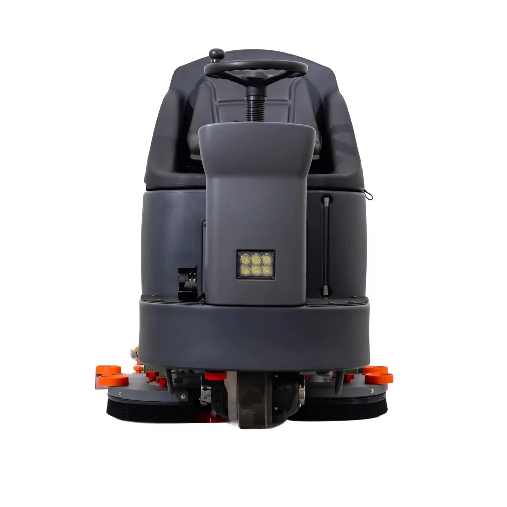 A11R Electric Dual Disc Floor Scrubber New Condition Industrial Ride-on Automatic With Burnishing Features Drive Style