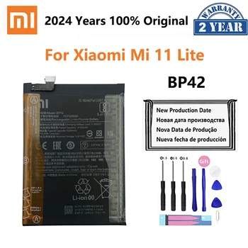 Xiaomi Mi için 100% orijinal BP42 4250mAh telefon pil 11 Lite Mi11 11 Lite cep telefonu yedek piller Bateria