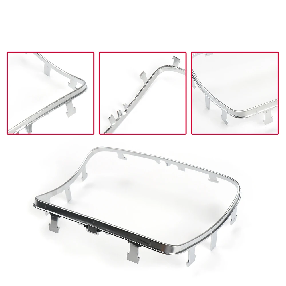 2056830900 For Mercedes W253 W205 Auto Center Console Ashtray Cup Holder Strip Trim Silver Chrome Frame for Benz GLC C Class