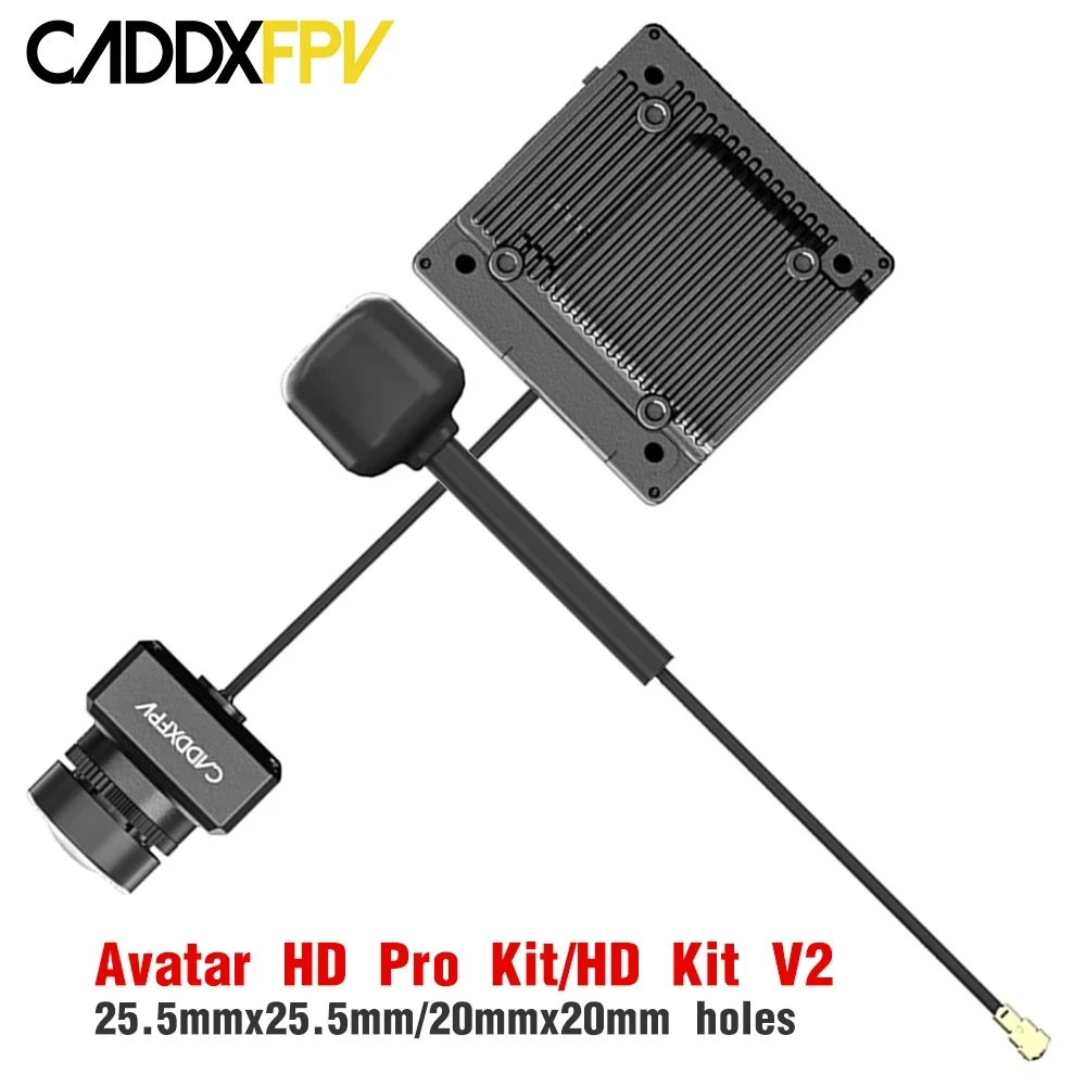 CADDX Walksnail Avatar HD Pro Built-in Storage 8G/32G with Gyroflow Native 4:3 Camera for FPV Drone DJI 1080P 120FPS