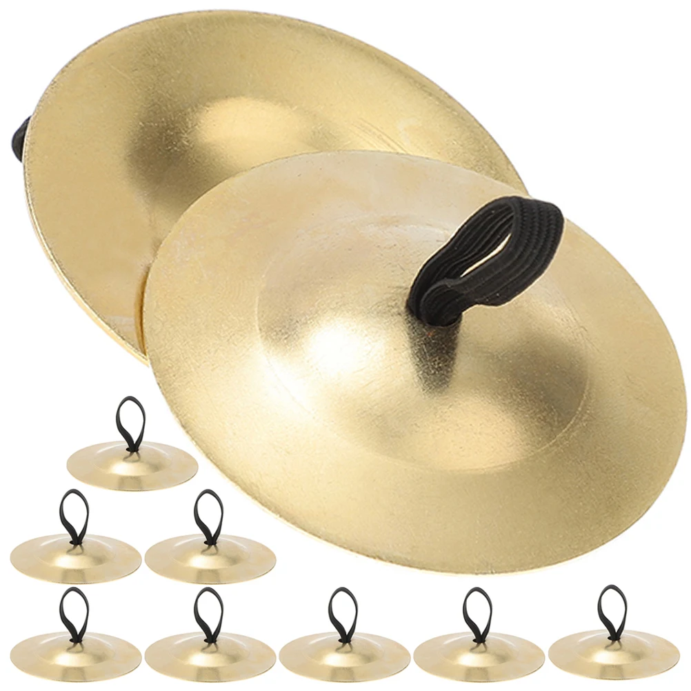 

5 Pairs Finger Cymbals Hand Cymbalas Tiny s for Belly Dancing Mini Musical Instrument