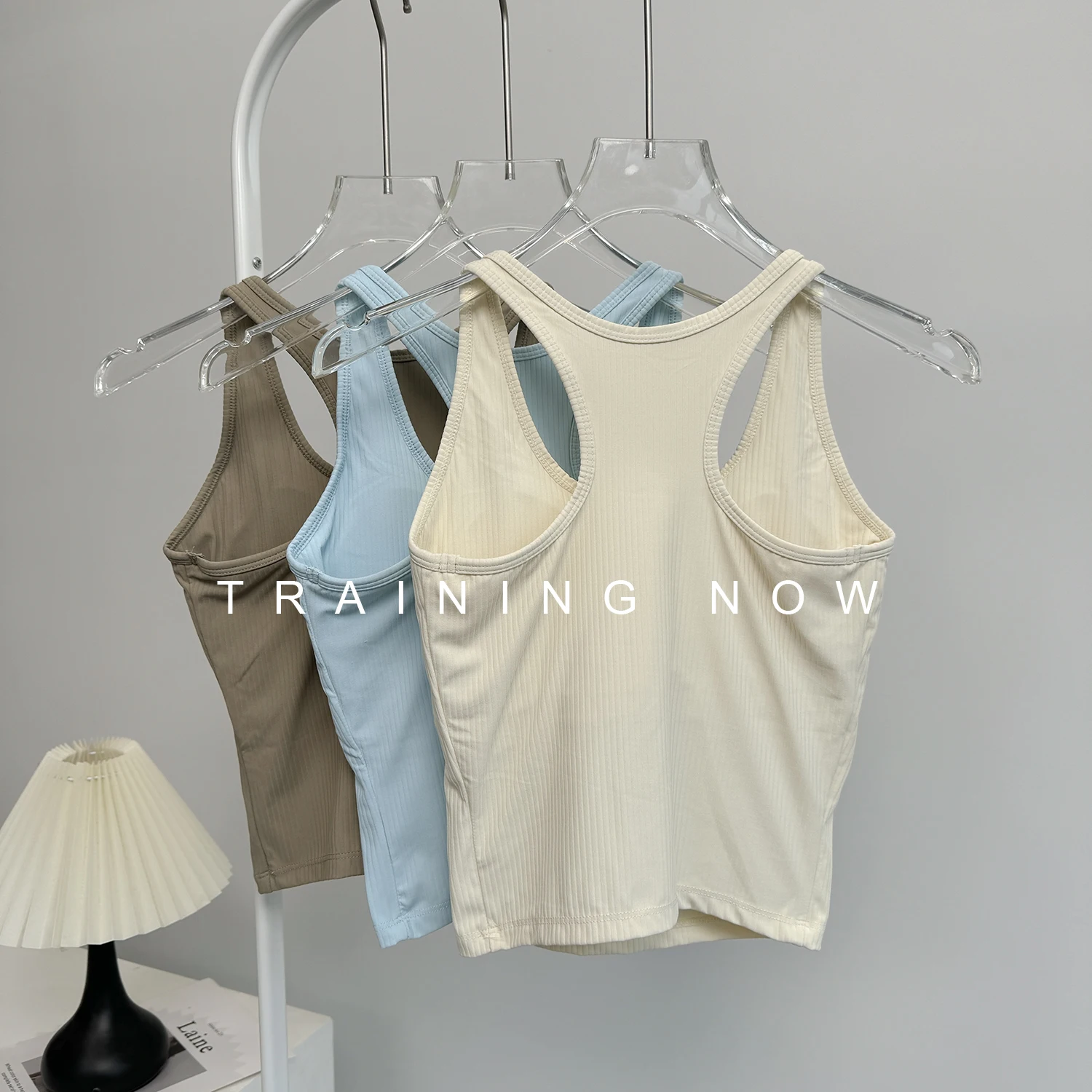 

Спортивное нижнее белье для женщин, летнее беговое тренировочное противоударное быстросохнущее фитнес-бюстгальтер I-образный красивый жилет для йоги