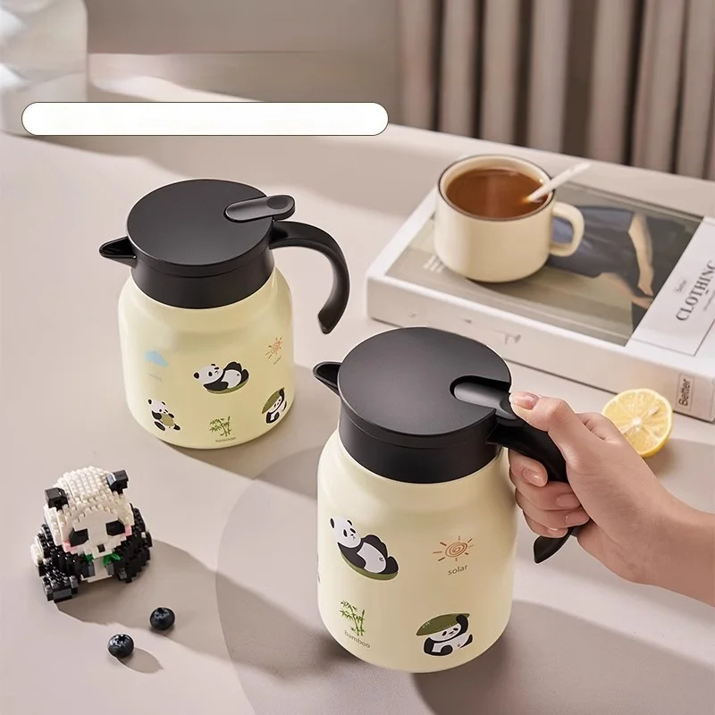 

GIANXI Panda insulated teapot large capacity warm water bottle for household use hot water bottle tea making steaming tea pot