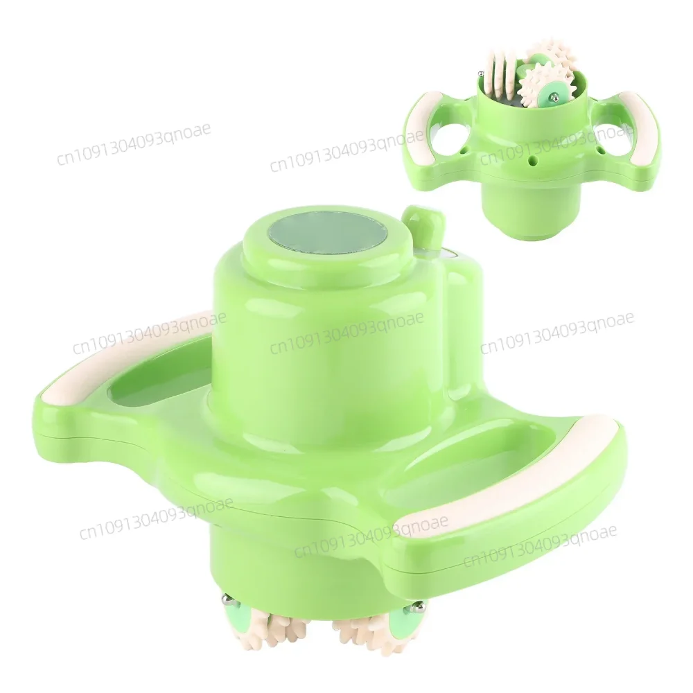 3D Kneading Massage Tool Handheld Shoulder Neck Massager Relieve Fatigue Electrical Cervical Body Massager 100-240V