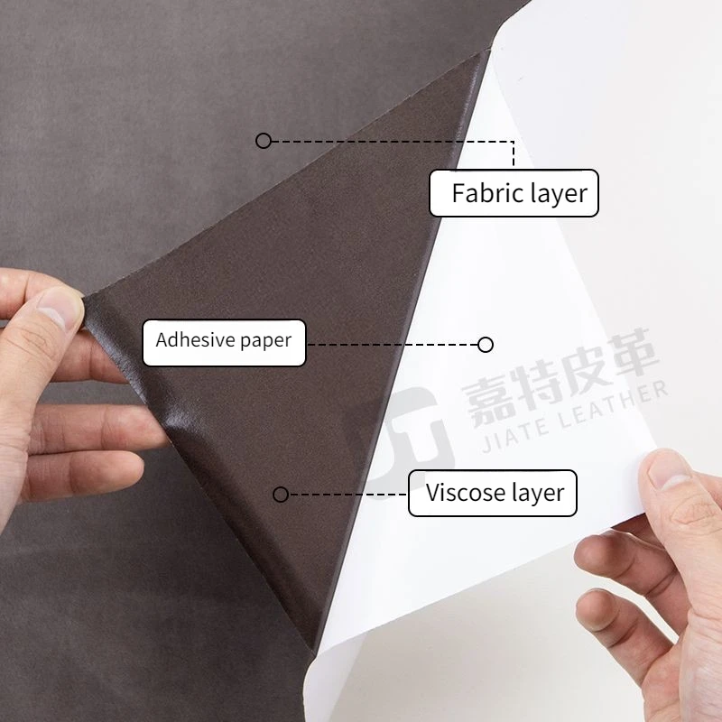 Self-adhesive Suede Fabric By Meters for Car Interior Modification Upholstery Counter Diy Sewing Wearable Elastic Smooth Cloth