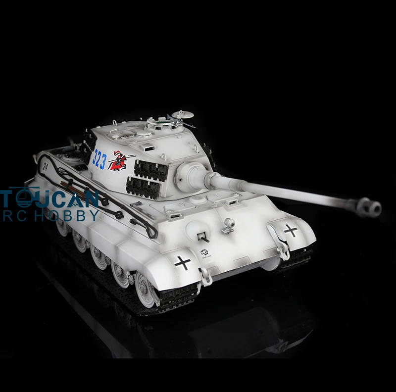 

HENG LONG 1/16 King Tiger Радиоуправляемый Танк 7,0 FPV 3888A 360 ° револьверный элемент Танк игрушки 2,4G отдача ствола