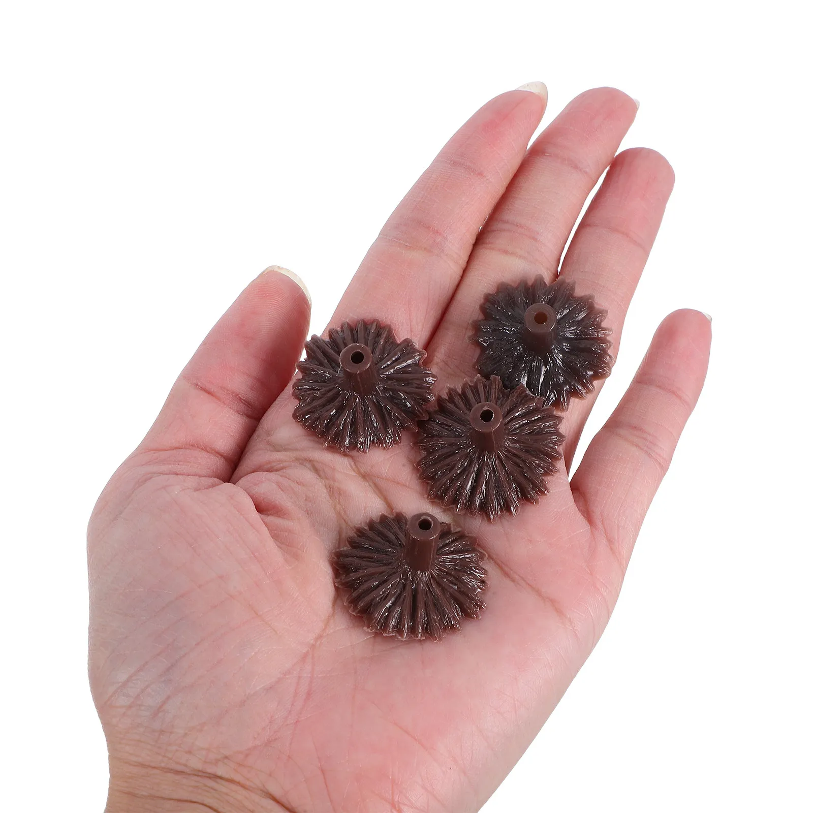 

50 Pcs Artificial Trees Base Cake Toppers Picks Mini Feet Miniature Stand Holder Scenery Support Replacement